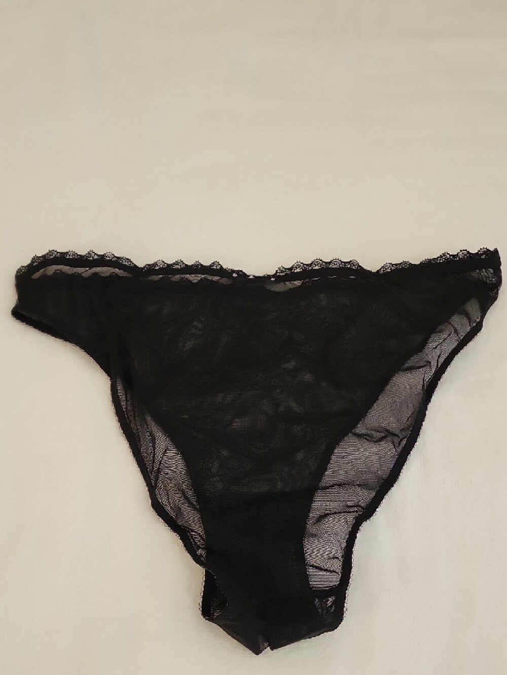 Savage X Fenty Black Crotchless High-Leg Bikini - Picture 6 of 8